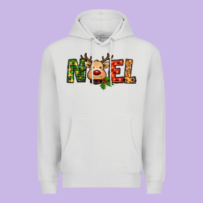 Reindeer Noel Christmas Premium Hoodie Designed By Ranaportraitstore