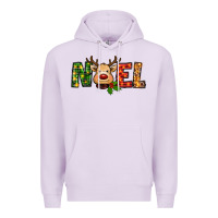 Lilac reindeer noel christmas Premium Hoodie - RanaPortraitStore