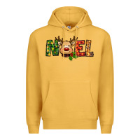 Mustard reindeer noel christmas Premium Hoodie - RanaPortraitStore