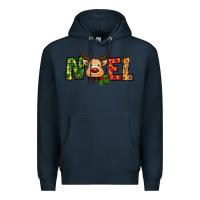 Navy reindeer noel christmas Premium Hoodie - RanaPortraitStore