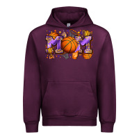 Mauve Wine mom basketball Urban Hoodie - Zillion Design Studio