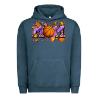 Pigment Midnight Navy mom basketball Urban Hoodie - Zillion Design Studio