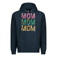 Navy mom mom mom mothers day Premium Hoodie - texasbilliewilder