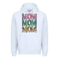 White mom mom mom mothers day Premium Hoodie - texasbilliewilder