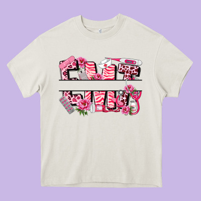 Breast Cancer Emt Emergency Medical Technician Heavy Core Tee Designed By Lillyallendesigns