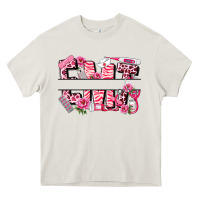 Cream breast cancer emt emergency medical technician Heavy Core Tee - LillyAllenDesigns