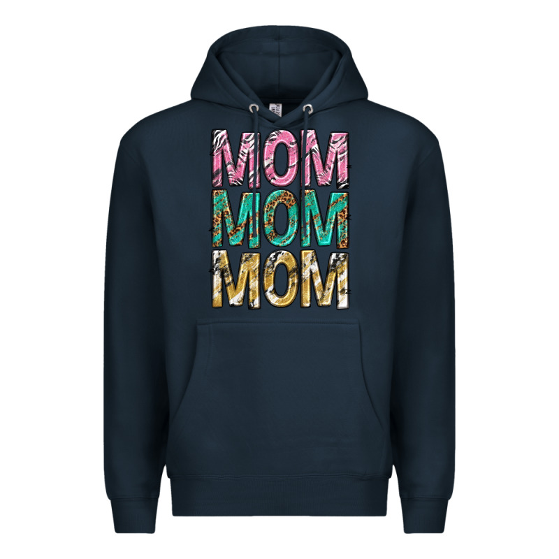 Mom Mom Mom Mothers Day Premium Hoodie by texasbilliewilder | Teevron