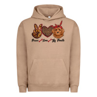 Pigment Burro peace love toy poodle Urban Hoodie - RanaPortraitStore