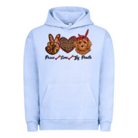 Pigment Grape Ice peace love toy poodle Urban Hoodie - RanaPortraitStore