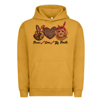 Pigment Peanut Butter peace love toy poodle Urban Hoodie - RanaPortraitStore
