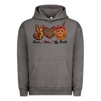 Pigment Tornado peace love toy poodle Urban Hoodie - RanaPortraitStore