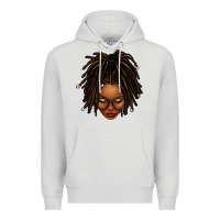 Afro Locs Messy Bun Premium Hoodie | Teevron