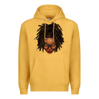 Mustard afro locs messy bun Premium Hoodie - texasbilliewilder