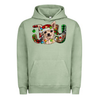 Pigment Oil Green christmas chihuahua joy Urban Hoodie - RanaPortraitStore