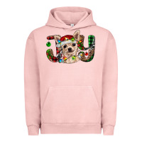 Pigment Salmon christmas chihuahua joy Urban Hoodie - RanaPortraitStore