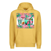 Antique Gold nurse coffee cups Premium Hoodie - Zillion Design Studio
