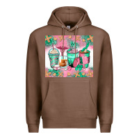 Chestnut nurse coffee cups Premium Hoodie - Zillion Design Studio
