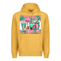 Mustard nurse coffee cups Premium Hoodie - Zillion Design Studio