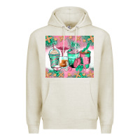 Oatmeal Heather nurse coffee cups Premium Hoodie - Zillion Design Studio
