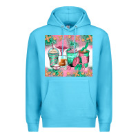 Ocean Blue nurse coffee cups Premium Hoodie - Zillion Design Studio