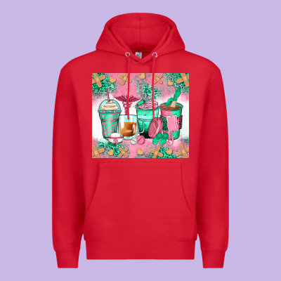 Nurse Coffee Cups Premium Hoodie Designed By Zillion Design Studio