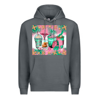 Rock nurse coffee cups Premium Hoodie - Zillion Design Studio