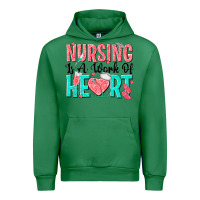 Emerald nursing is a work of heart Urban Hoodie - texasbilliewilder
