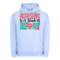Pigment Grape Ice nursing is a work of heart Urban Hoodie - texasbilliewilder