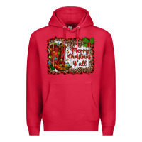 Cardinal merry christmas yall Premium Hoodie - RanaPortraitStore