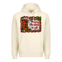 Sandshell merry christmas yall Premium Hoodie - RanaPortraitStore