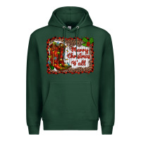 Sports Green merry christmas yall Premium Hoodie - RanaPortraitStore