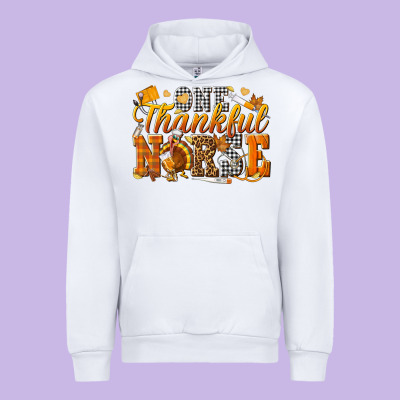 One Thankful Nurse Urban Hoodie Designed By Texasbilliewilder