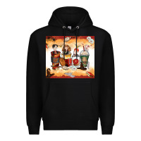 Black harry coffee cups Premium Hoodie - Zillion Design Studio