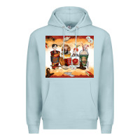 Blue Mist harry coffee cups Premium Hoodie - Zillion Design Studio