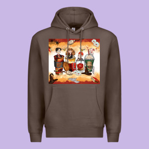 Harry Coffee Cups Premium Hoodie Designed By Zillion Design Studio