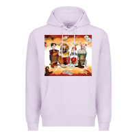 Lilac harry coffee cups Premium Hoodie - Zillion Design Studio