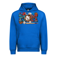 Cobalt mom baseball Urban Hoodie - Zillion Design Studio