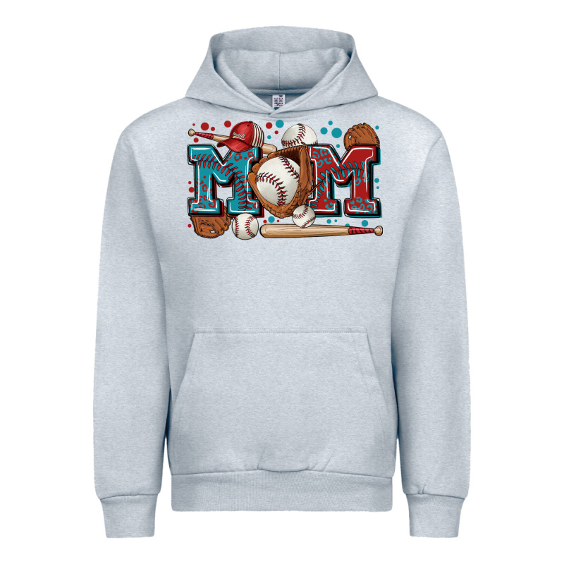 Mom Baseball Urban Hoodie by Zillion Design Studio | Teevron