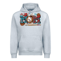 Heather Grey mom baseball Urban Hoodie - Zillion Design Studio