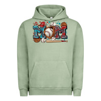 Pigment Oil Green mom baseball Urban Hoodie - Zillion Design Studio
