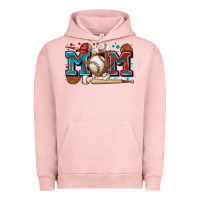 Pigment Salmon mom baseball Urban Hoodie - Zillion Design Studio