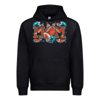 Black mom american football Urban Hoodie - Zillion Design Studio