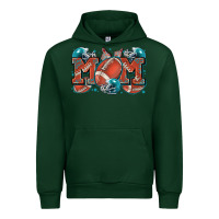 Forest Green mom american football Urban Hoodie - Zillion Design Studio