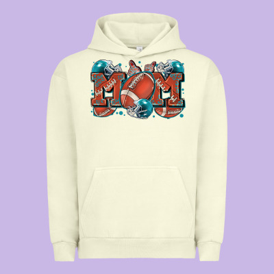 Mom American Football Urban Hoodie Designed By Zillion Design Studio