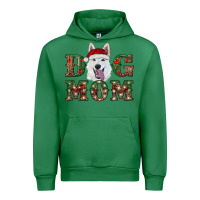 Emerald christmas  white shepherd dog mom Urban Hoodie - RanaPortraitStore