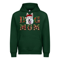 Forest Green christmas  white shepherd dog mom Urban Hoodie - RanaPortraitStore