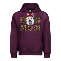 Mauve Wine christmas  white shepherd dog mom Urban Hoodie - RanaPortraitStore