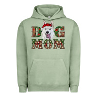 Pigment Oil Green christmas  white shepherd dog mom Urban Hoodie - RanaPortraitStore
