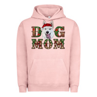 Pigment Salmon christmas  white shepherd dog mom Urban Hoodie - RanaPortraitStore