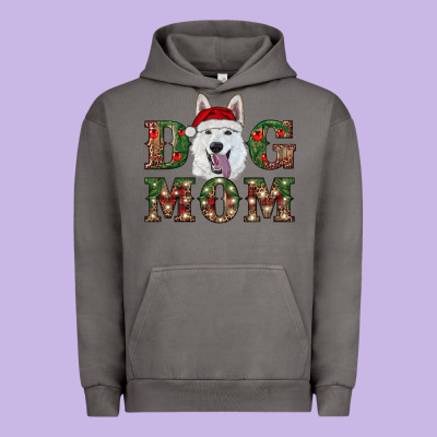 Christmas  White Shepherd Dog Mom Urban Hoodie Designed By Ranaportraitstore